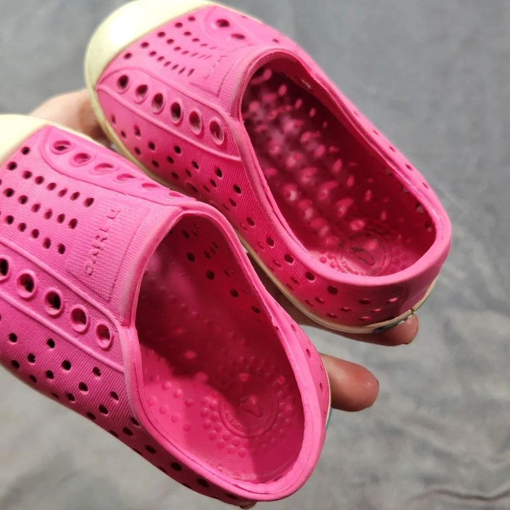 Native Jefferson Kids Pink EVA Slip On Water Shoes Size C5‎ 11100100-6401